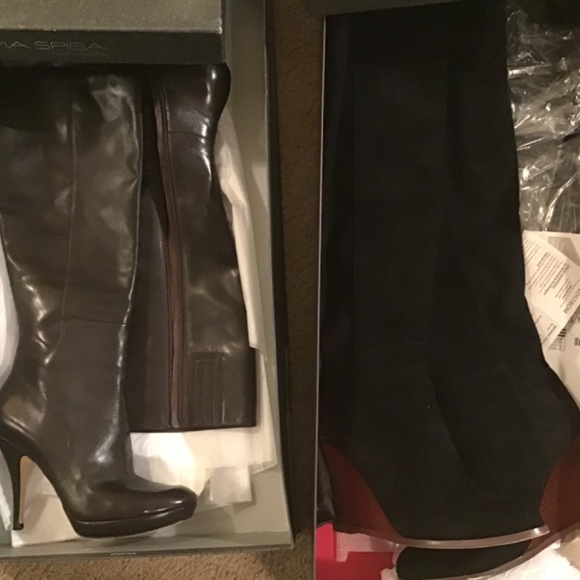 2 pair of Via Spiga boots and 1 pair of Vince C - Picture 2 of 4